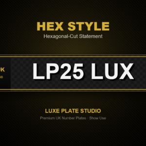 Hex Style Number Plate